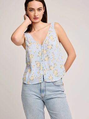 Gentle Fawn Celeste Tank in Sky Floral